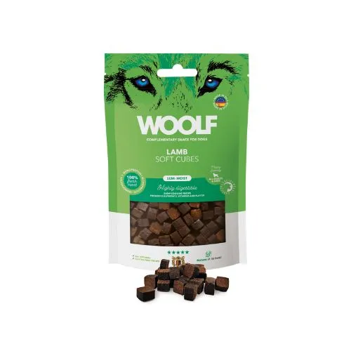 5003 Woolf Cubes Snack Semihúmedo Cordero 100gr