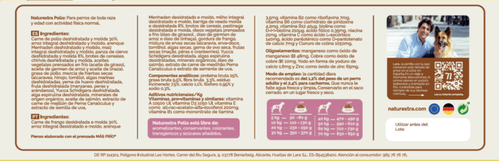 Naturextra_POLLO-20-KG Naturextra POLLO 20 KG